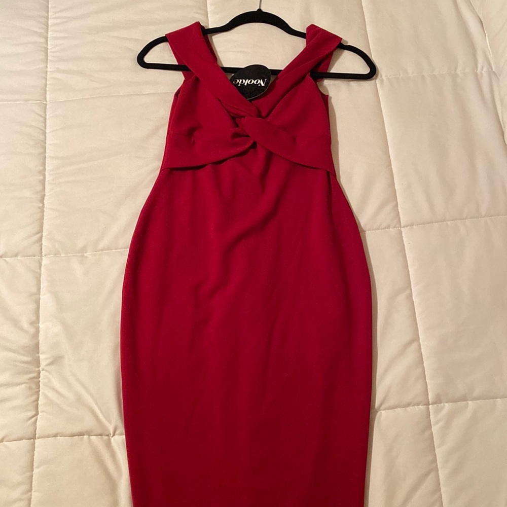 Nookie, Elena Ruby dress.